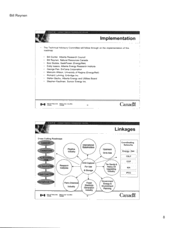 Canada's CO2 Capture and Storage Technology Roadmap Page 8