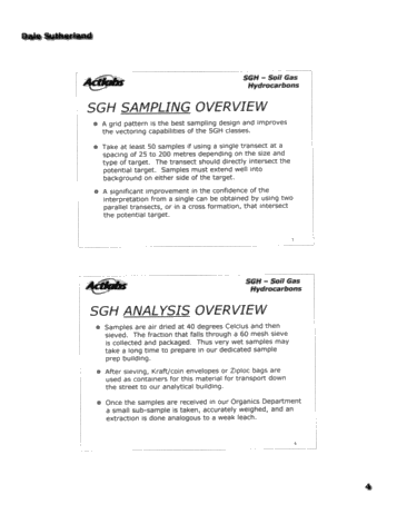 Soil Gas Hydrocarbons A Forensic Approach Defines Organic Petroleum Signatures for Predictive Geochemistry and Exploration for Buried Gas and Oil Targets Page 4