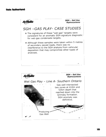Soil Gas Hydrocarbons A Forensic Approach Defines Organic Petroleum Signatures for Predictive Geochemistry and Exploration for Buried Gas and Oil Targets Page 10