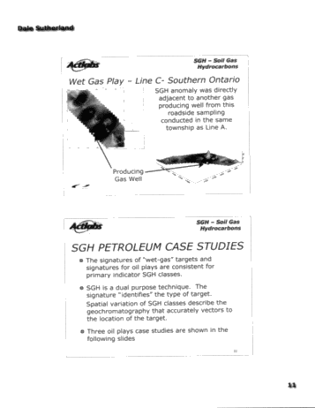Soil Gas Hydrocarbons A Forensic Approach Defines Organic Petroleum Signatures for Predictive Geochemistry and Exploration for Buried Gas and Oil Targets Page 11