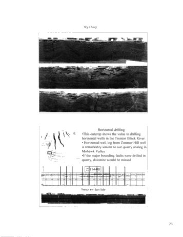 Outcrop Analog Lower Paleozoic Hydrothermal Dolomite Reservoirs, Mohawk Valley, New York Page 23