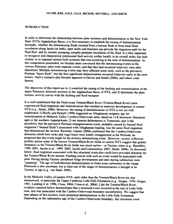 Generation of Lower Paleozoic Carbonate Reservoirs in the Appalachian Basin of New York State: Faults, Timing and The Plate Tectonic Connection Page 3