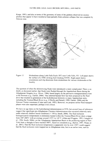 Generation of Lower Paleozoic Carbonate Reservoirs in the Appalachian Basin of New York State: Faults, Timing and The Plate Tectonic Connection Page 15