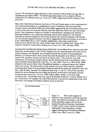 Generation of Lower Paleozoic Carbonate Reservoirs in the Appalachian Basin of New York State: Faults, Timing and The Plate Tectonic Connection Page 16
