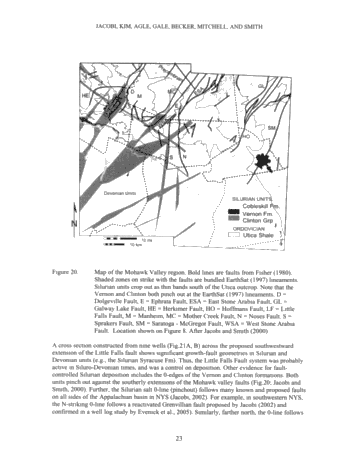 Generation of Lower Paleozoic Carbonate Reservoirs in the Appalachian Basin of New York State: Faults, Timing and The Plate Tectonic Connection Page 23