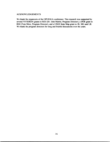 Generation of Lower Paleozoic Carbonate Reservoirs in the Appalachian Basin of New York State: Faults, Timing and The Plate Tectonic Connection Page 36
