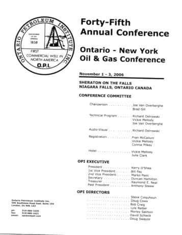 Forthy-Fifth Annual Conference Page 1