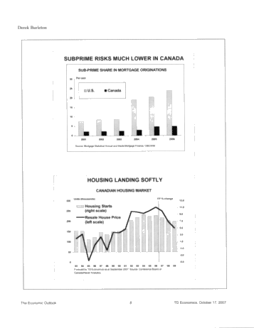 Opening Keynote Speaker - The Economic Outlook Page 8