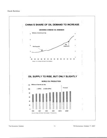 Opening Keynote Speaker - The Economic Outlook Page 11
