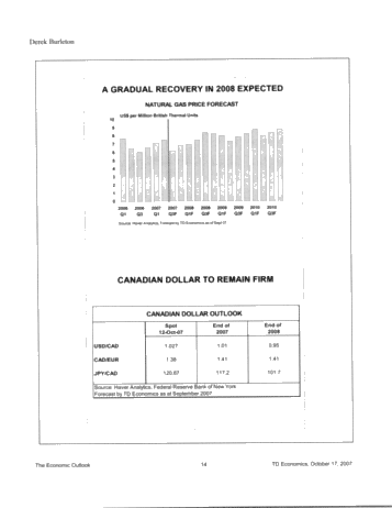 Opening Keynote Speaker - The Economic Outlook Page 14