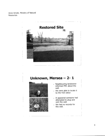 Abandoned Works Program Page 9