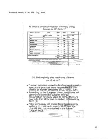 Meeting the Global Energy Needs of the 21st Century Page 11