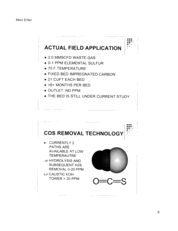 Modern Catalytic Solutions For Gas Purification Page 9
