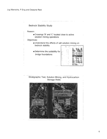 Drilling of Wells For the Windsor-Detroit Bridge Evaluation Page 6