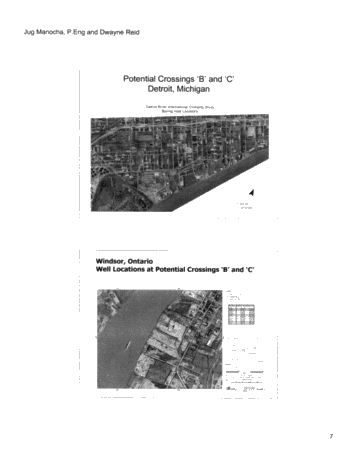 Drilling of Wells For the Windsor-Detroit Bridge Evaluation Page 7