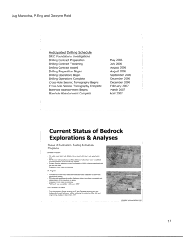 Drilling of Wells For the Windsor-Detroit Bridge Evaluation Page 17