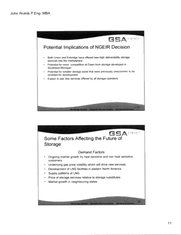 Gas Storage - The Past, Present and Future Page 11