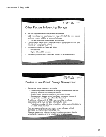 Gas Storage - The Past, Present and Future Page 15