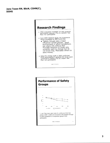 EAC/CME Safety Group Program Page 4