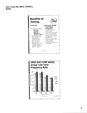 EAC/CME Safety Group Program Page 5