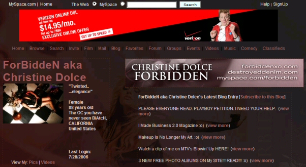 Forbidden - Christine Dolce