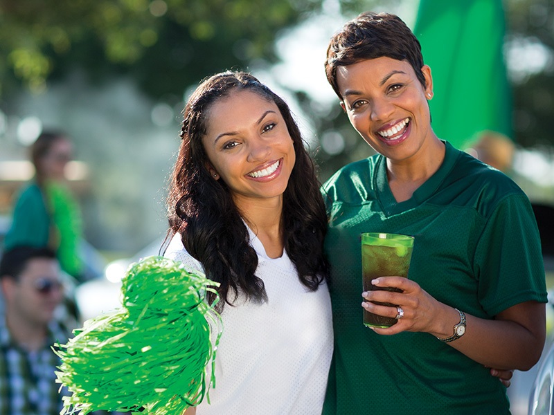 While you’re at the game, don’t forget to show your colors