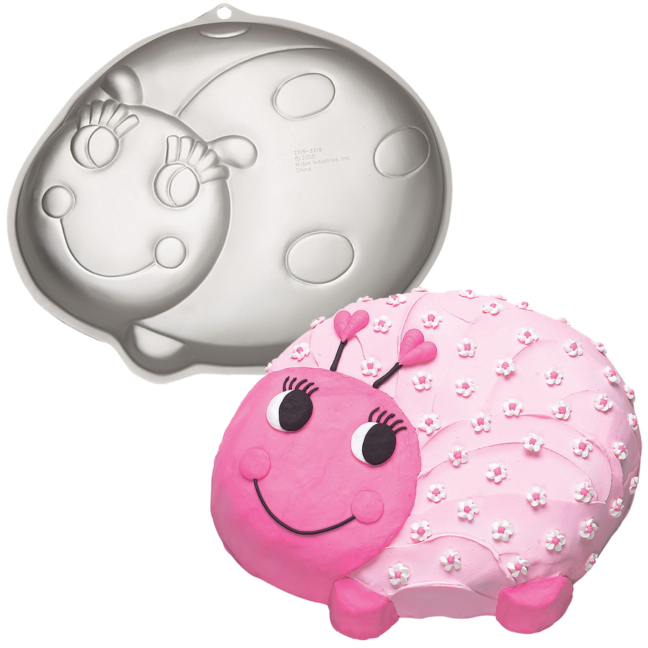Ladybug Cake Pan. GXHUANG 10 inch Ladybug Aluminum Alloy Cake Bake Pan