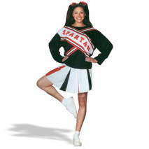 SNL  Spartan Cheerleader Female  Adult Costume