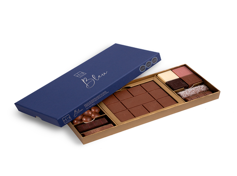 Caja chocolates Bleu mix 330 g en La Fête Chocolat | CMR Chile