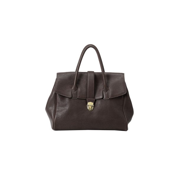Women's Genuine Leather Retro Large Capacity Commuter First Layer Vegetable Tanned Bag - Image 4