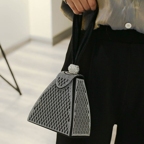 Women's Fashion Personality Diamond Tote - Image 2