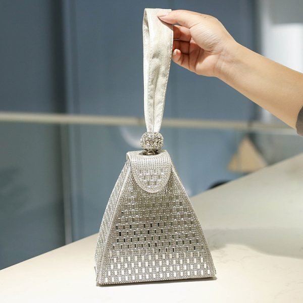 Women's Fashion Personality Diamond Tote - Image 4