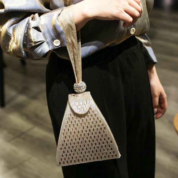 Women's Fashion Personality Diamond Tote - Image 3