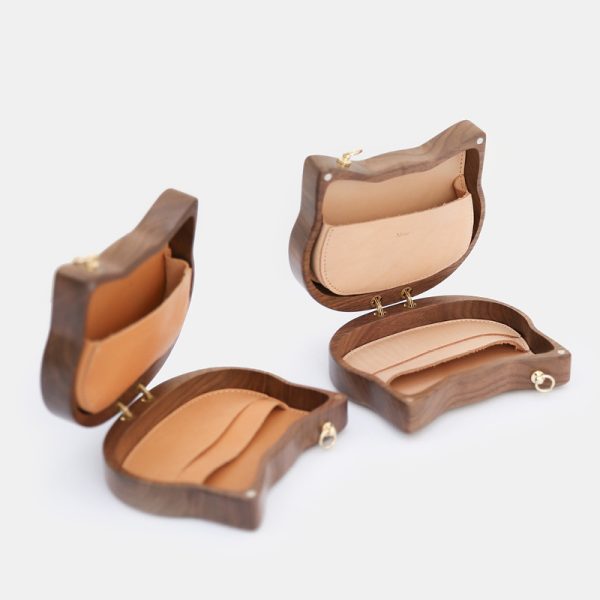Log Creative Trendy Personalized Solid Wood Shoulder Crossbody Bag - Image 3