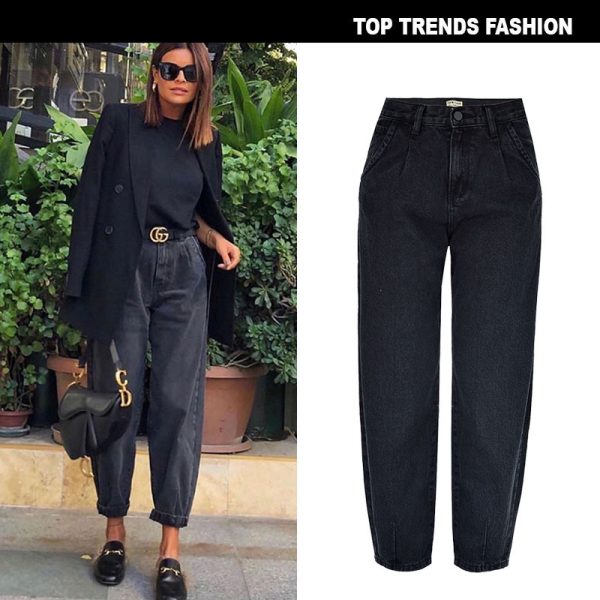 Loose denim trousers - Image 2