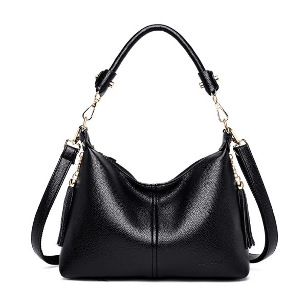 Soft Leather Mother Bag All-match One-shoulder Fashion Trendy Handbag - Image 8