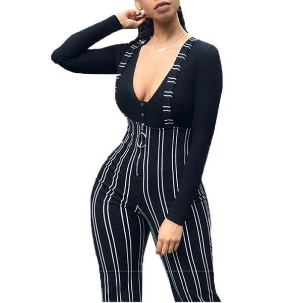 Striped flared trousers - Image 5