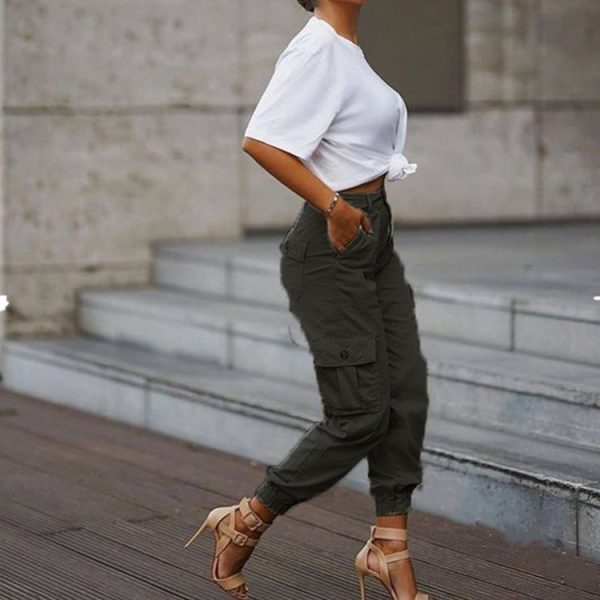 Women's multi-pocket overalls - Image 2