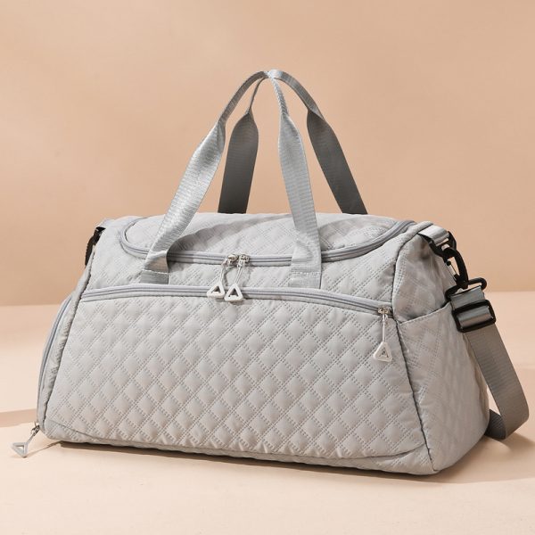 Large Capacity Travel Rhombus Waterproof Oxford Fabric Luggage Bag - Image 5