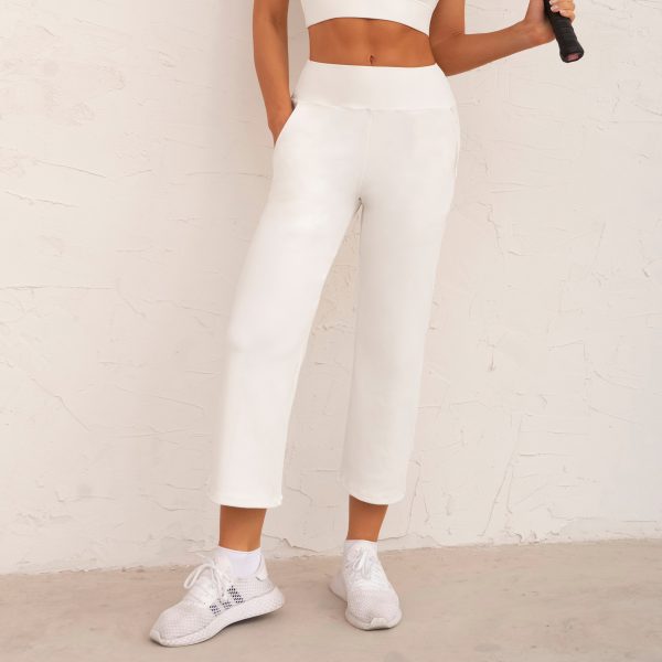 Yoga Wide-leg Pants High Waist Straight Casual Trousers - Image 5