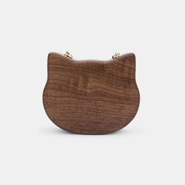 Log Creative Trendy Personalized Solid Wood Shoulder Crossbody Bag - Image 6