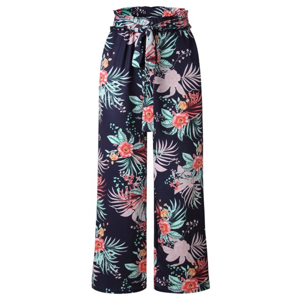 Women's summer printed wide-leg pants - Image 3