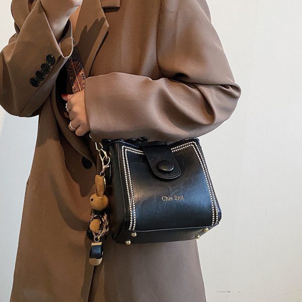 New Fashion Retro High Texture Shoulder Messenger Bag - Image 2