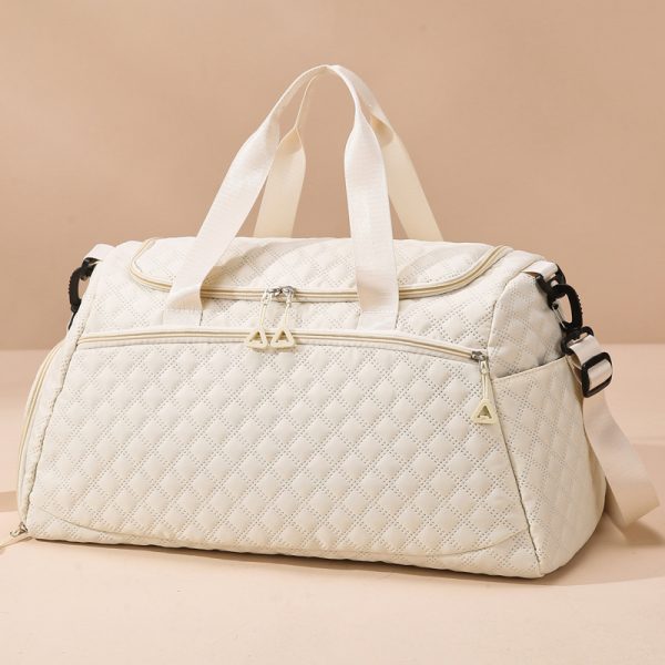 Large Capacity Travel Rhombus Waterproof Oxford Fabric Luggage Bag - Image 7