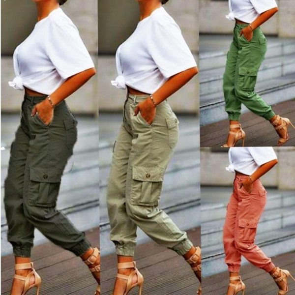 Women's multi-pocket overalls