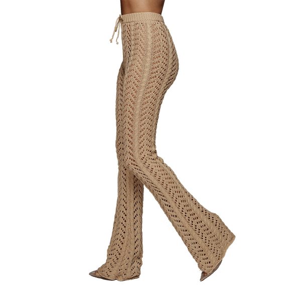 Women's nightclub cutout knitted trousers - Image 10