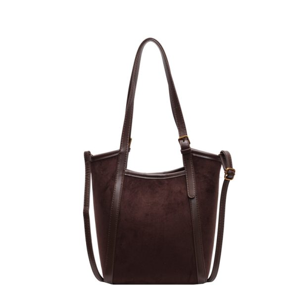 Women's Casual Large Capacity Retro Frosted Handbag - Image 6