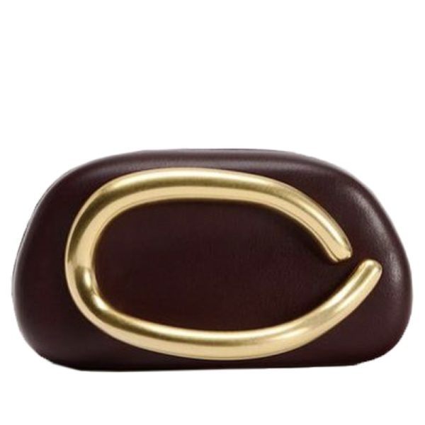 European And American Classic Round Box Clutch Dinner Bag Mini Bag - Image 5