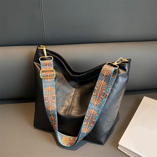 Large-capacity Retro Broadband Shoulder Messenger Bag - Image 2