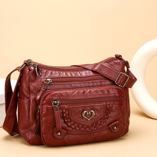 Women's Fashion Shoulder Large Capacity Multi-pocket Messenger Bag - Image 4
